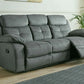 Lopez Recliner 3+2 Seater High Grade Grey Fabric Sofa Set