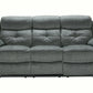 Lopez Recliner 3+2 Seater High Grade Grey Fabric Sofa Set