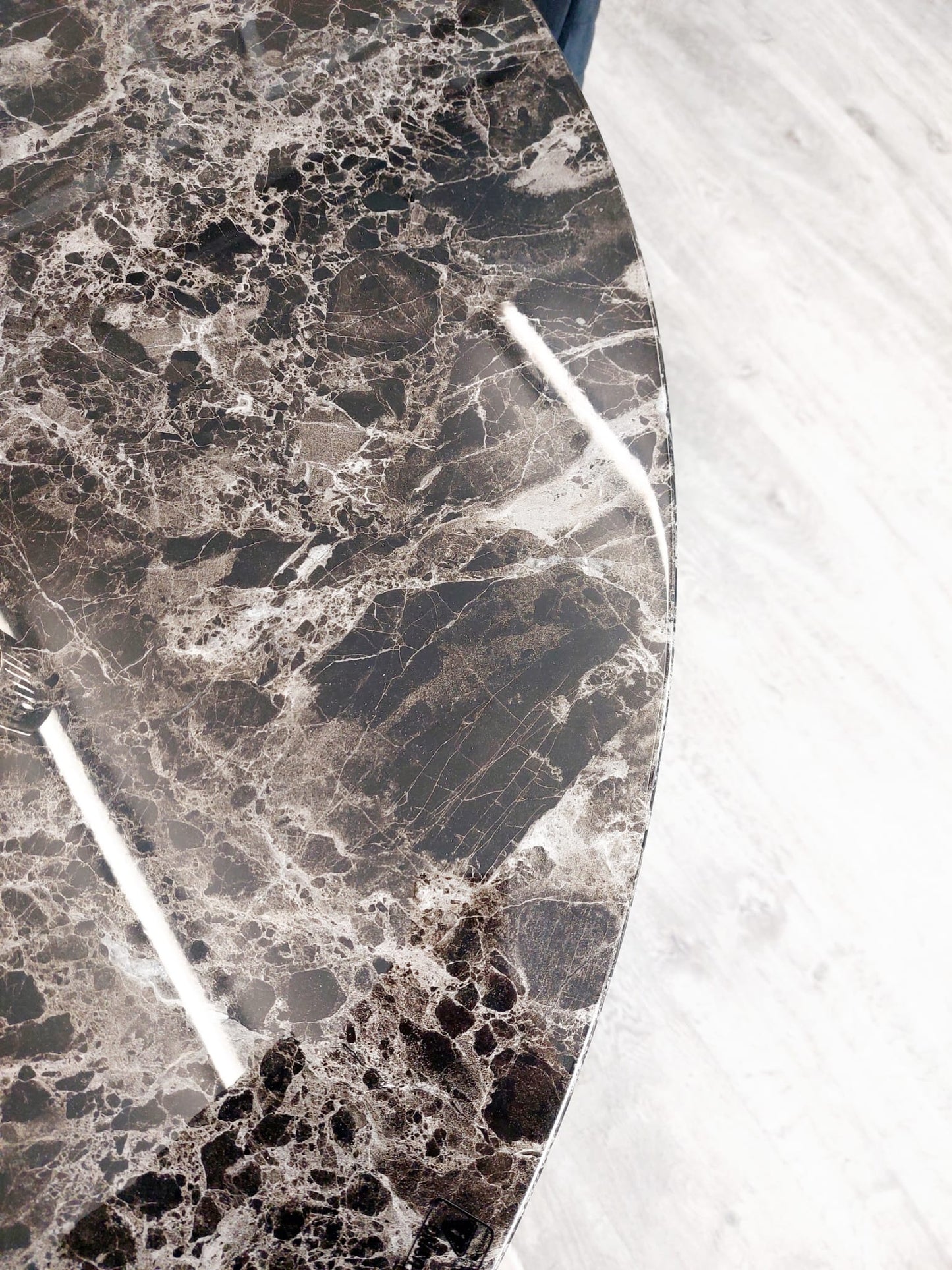 Louis Chrome Dining Table