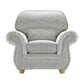 Quinn Spira Curved Designer Navy Blue Real Fabric Sofas For Elderly