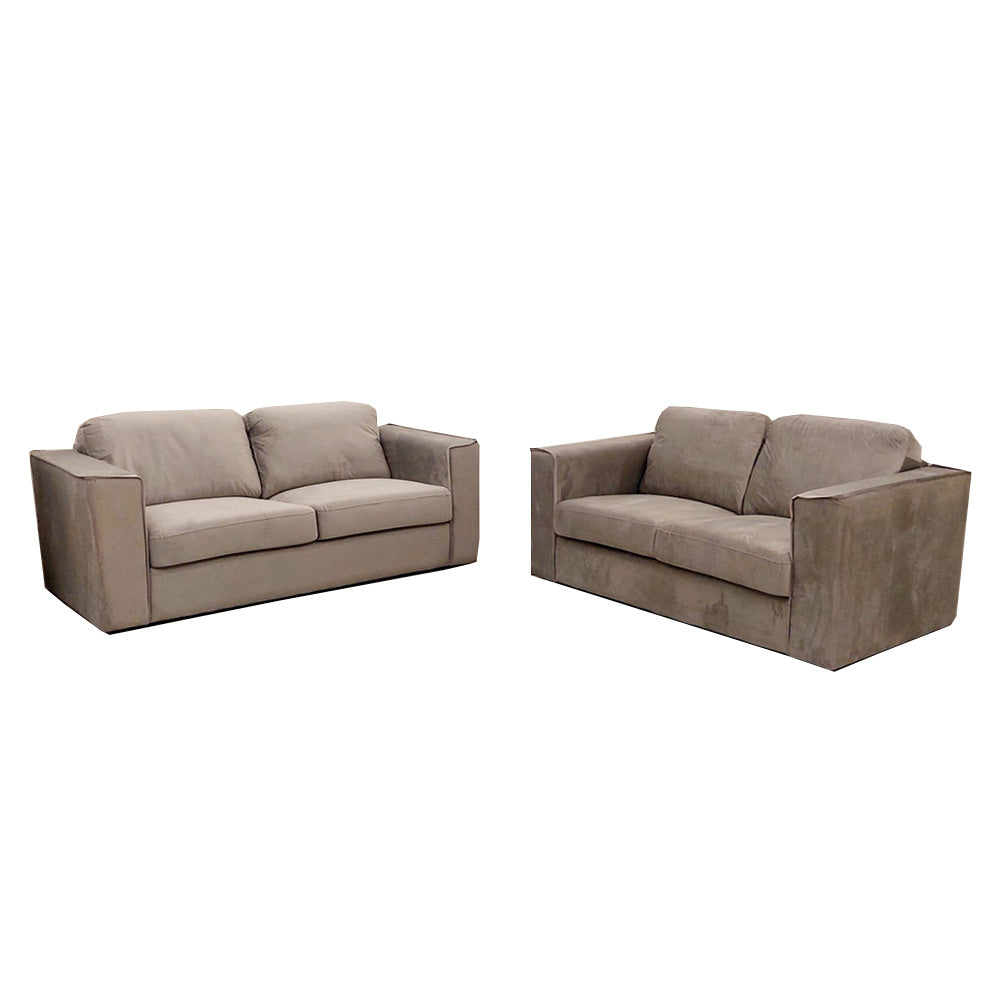 Hudson 3 & 2 Seater Sofa With Fixed Back Cushion