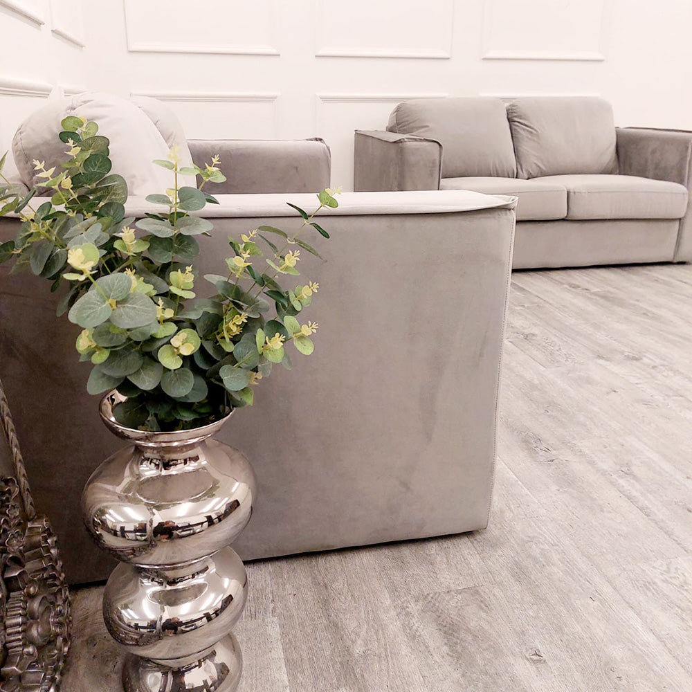 Hudson 3 & 2 Seater Sofa With Fixed Back Cushion