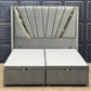 Crown Wing Bed Frame With Gold Strip