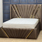 MODERN CROWN TWIN TRIM WING BED