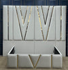 VICTORIA  FULL WALL PANEL BED FRAME WITH TRIM FINSHING