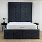 OREGON BED FRAME HIGHER HEADBOARD SPLIT 2 PIECE