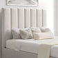 Amalfi Arran Natural Upholstered Ottoman Bed Frame Only