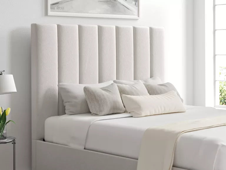 Amalfi Arran Natural Upholstered Ottoman Bed Frame Only