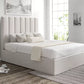 Amalfi Arran Natural Upholstered Ottoman Bed Frame Only