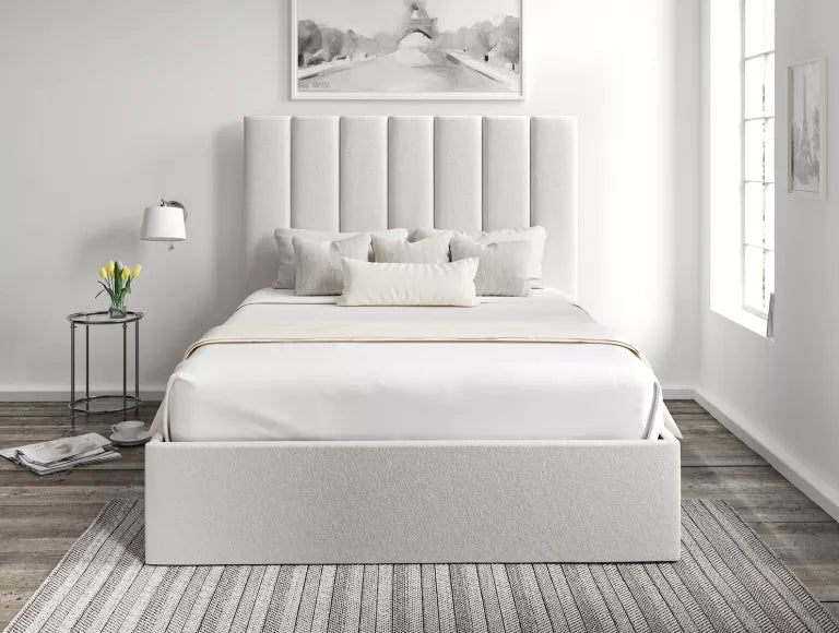 Amalfi Arran Natural Upholstered Ottoman Bed Frame Only