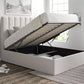 Amalfi Arran Natural Upholstered Ottoman Bed Frame Only