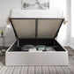Amalfi Arran Natural Upholstered Ottoman Bed Frame Only