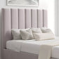 Amalfi Hugo Dove Upholstered Ottoman Bed Frame Only