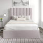 Amalfi Hugo Dove Upholstered Ottoman Bed Frame Only