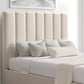 Amalfi Hugo Ivory Upholstered Ottoman Bed Frame Only