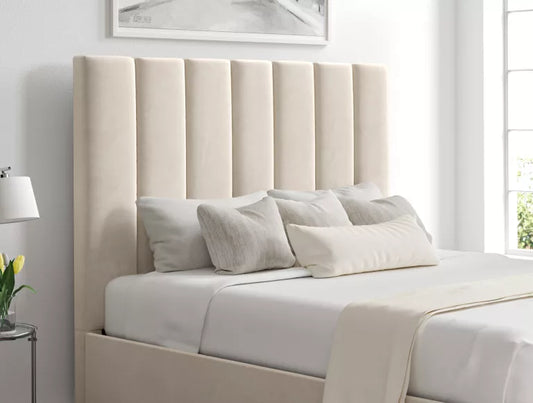 Amalfi Hugo Ivory Upholstered Ottoman Bed Frame Only