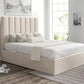 Amalfi Hugo Ivory Upholstered Ottoman Bed Frame Only