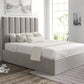 Amalfi Hugo Platinum Upholstered Ottoman Bed Frame Only