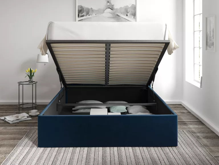 Amalfi Hugo Royal Upholstered Ottoman Bed Frame Only