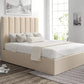 Amalfi Linea Linen Upholstered Ottoman Bed Frame Only
