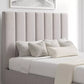 Amalfi Trebla Chalk Upholstered Ottoman Bed Frame Only