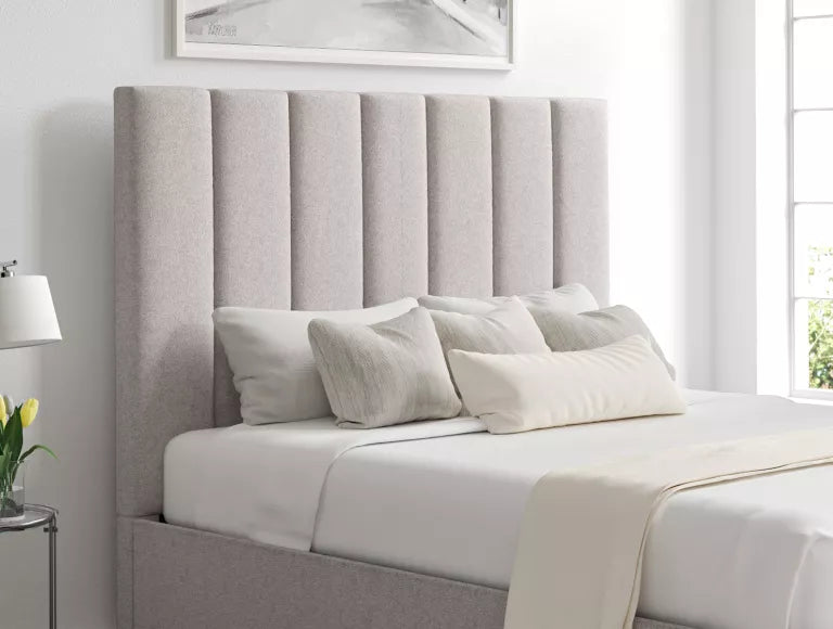 Amalfi Trebla Chalk Upholstered Ottoman Bed Frame Only