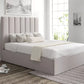 Amalfi Trebla Chalk Upholstered Ottoman Bed Frame Only
