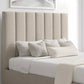 Amalfi Trebla Flax Upholstered Ottoman Bed Frame Only