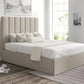 Amalfi Trebla Flax Upholstered Ottoman Bed Frame Only
