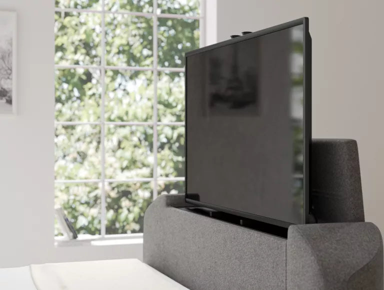 Berkley Upholstered Ottoman TV Bed - Bed Frame Only