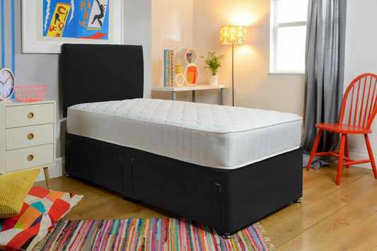 Kids Classic Divan Set - Choice of Mattress & Optional Storage