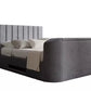 Berkley Upholstered Hugo Platinum Ottoman TV Bed - Bed Frame Only