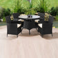 Aria Round Garden Dining Set - 5pc