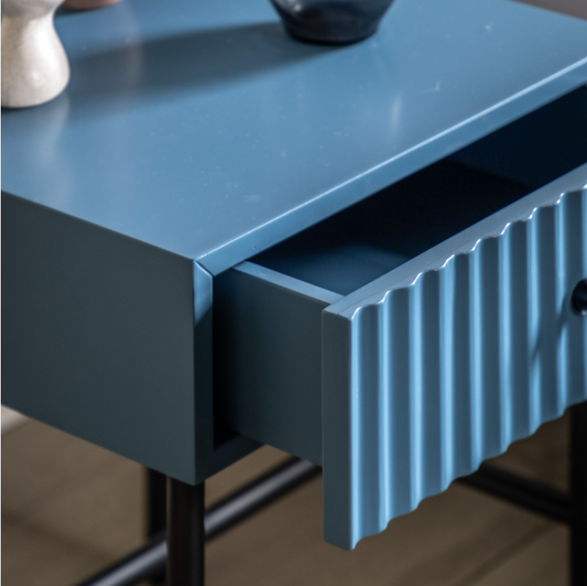 Arabella Bedside Table - Blue