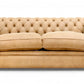 Chesterfield XL Alfie 3 Seater Sofa Settee Brunel Light Tan Leather