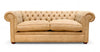 Chesterfield XL Alfie 3 Seater Sofa Settee Brunel Light Tan Leather