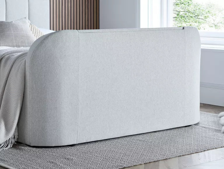 Copenhagen Upholstered Ottoman TV Bed - Shell