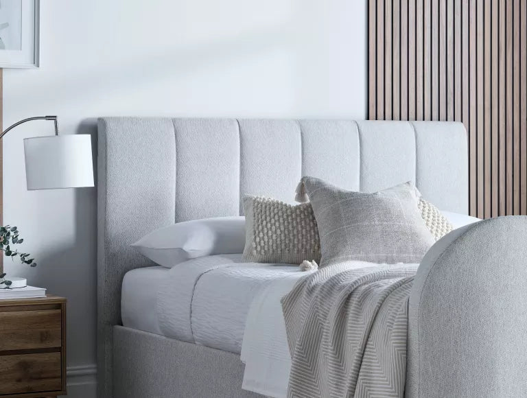 Copenhagen Upholstered Ottoman TV Bed - Shell