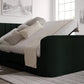 Berkley Upholstered Hugo Bottle Green Ottoman TV Bed - Bed Frame Only
