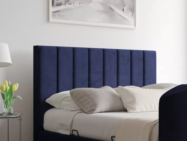 Berkley Upholstered Hugo Royal Ottoman TV Bed - Bed Frame Only