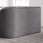 Berkley Upholstered Hugo Platinum Ottoman TV Bed - Bed Frame Only