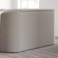 Berkley Upholstered Linea Fog Ottoman TV Bed - Bed Frame Only
