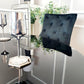 Louis 1.3m Round Dinning Table Set With Black Chairs