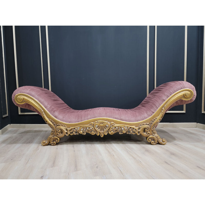 Deddo 88'' Velvet Sofa & Chaise