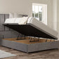 Empire Upholstered Headboard and Ottoman Base