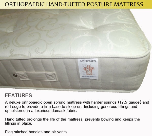 Firm Orthopaedic Open Coil Spring Mattress