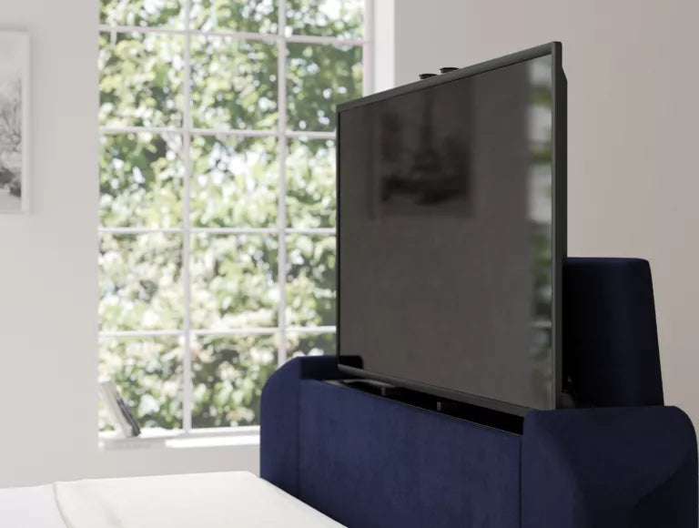 Berkley Upholstered Hugo Royal Ottoman TV Bed - Bed Frame Only