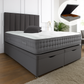 Henley Ottoman End Lift Storage Divan Bed - Optional Headboard