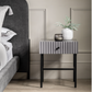 Arabella Bedside Table - Grey