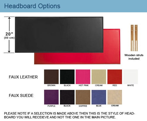 Kids Divan Bed - Choice of Mattress & Optional Storage and Headboard